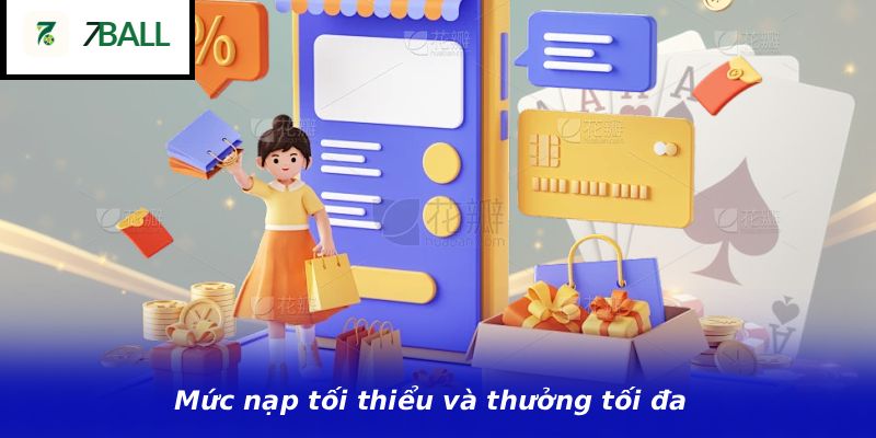 Mức nạp tối thiểu và thưởng tối đa