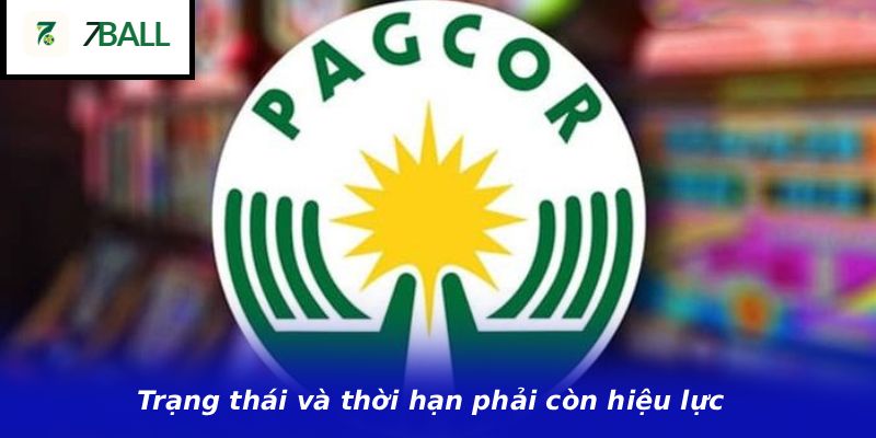 Trạng thái và thời hạn phải còn hiệu lực
