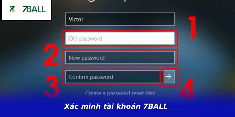 Xác minh tài khoản 7BALL