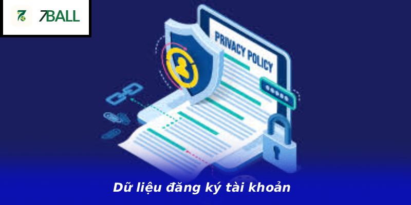 Dữ liệu đăng ký tài khoản