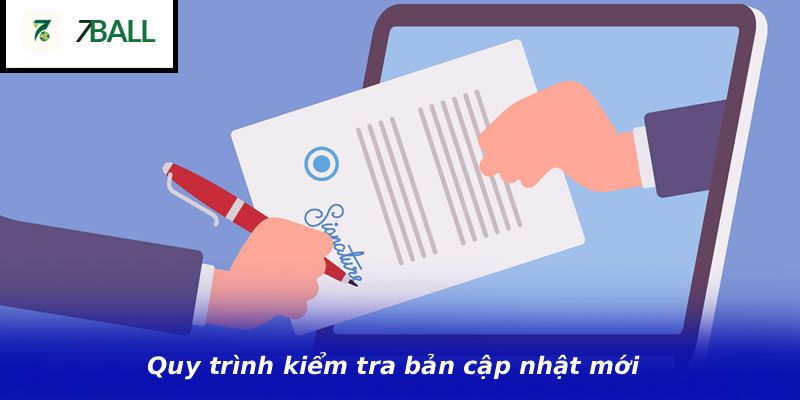 Quy trình kiểm tra bản cập nhật mới